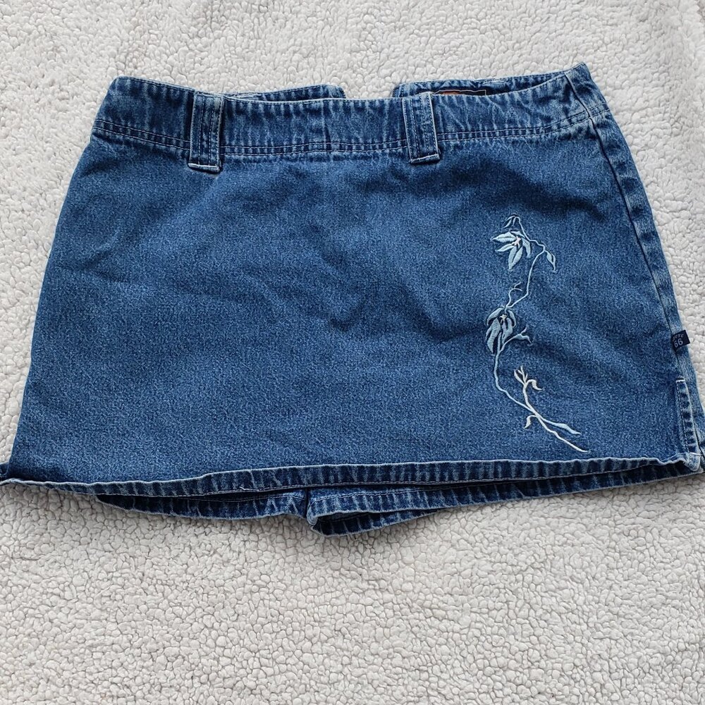 Denim Skort